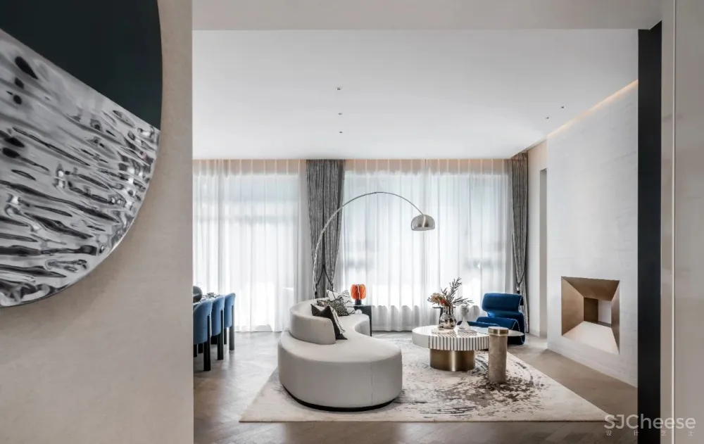 李益中新作 浙江金华「中天·云望」550平联排别墅样板间