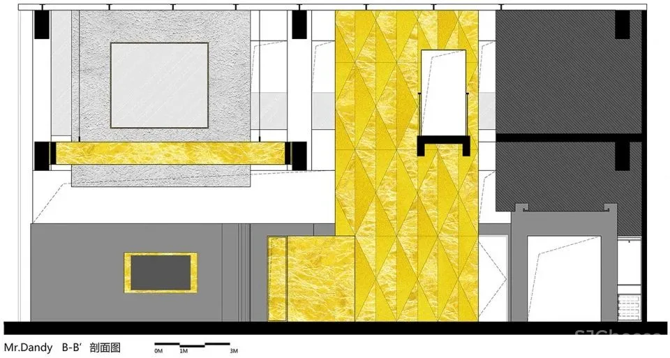 高端西装订制工作室和时髦的酒吧 北京 丹迪先生的昼与夜 B336 Design Group