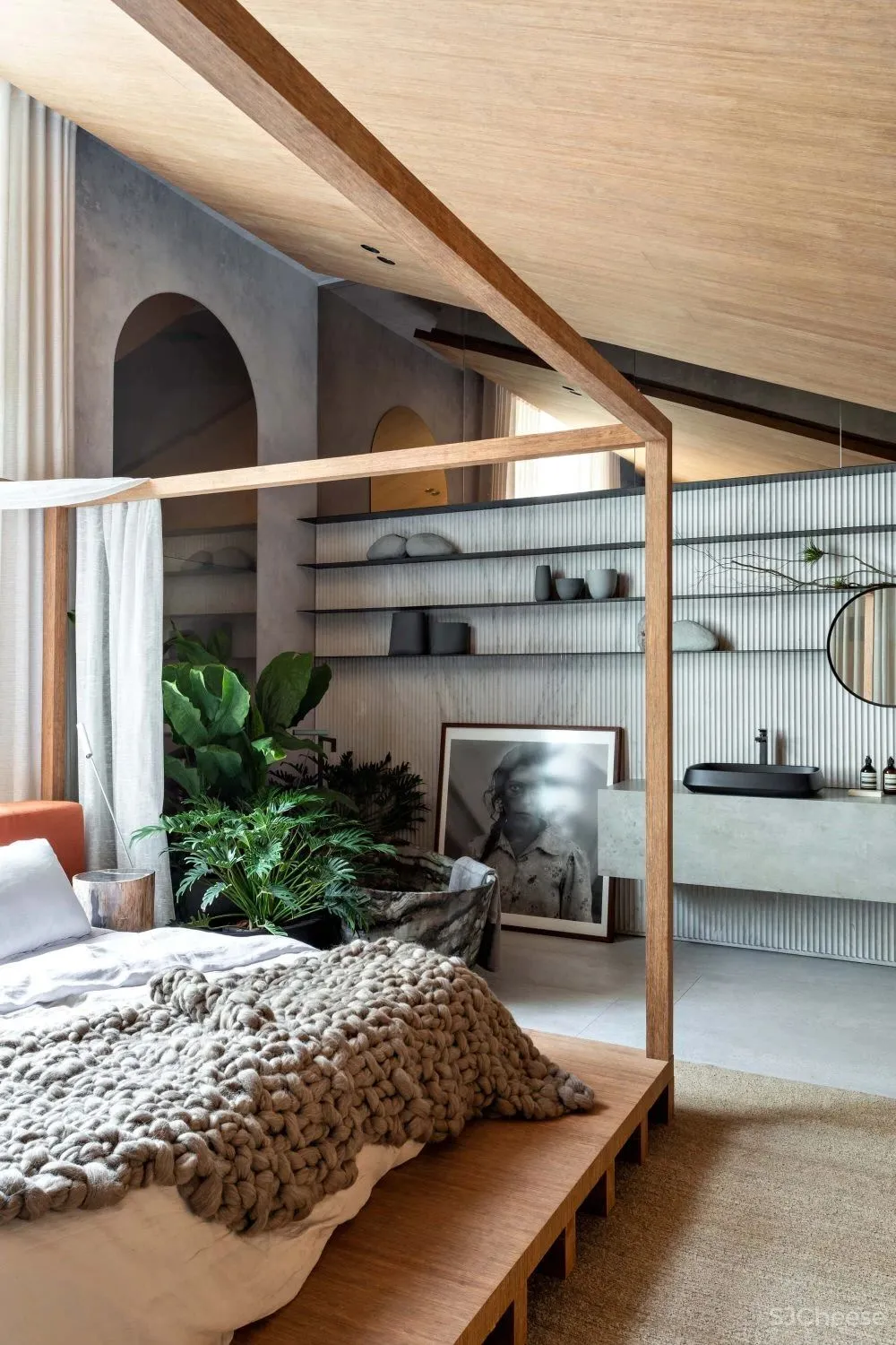 101m² 隐谧自然主义之居