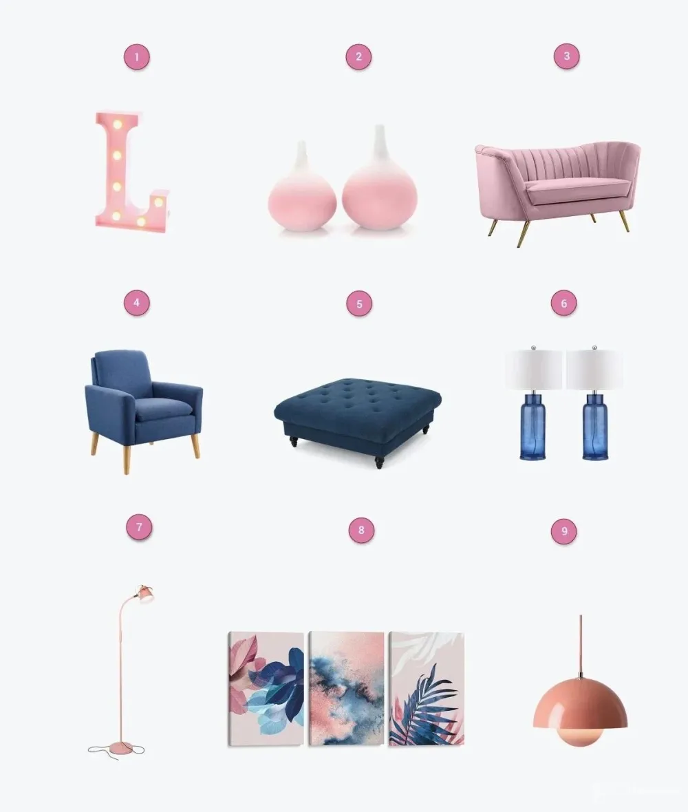 Color Visual梦幻蓝粉设计