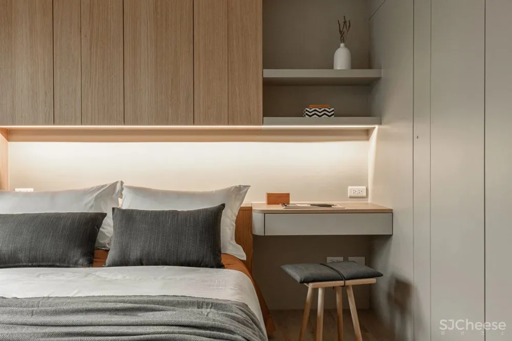 屋主要的生活是简约舒缓的,家里更应该如此