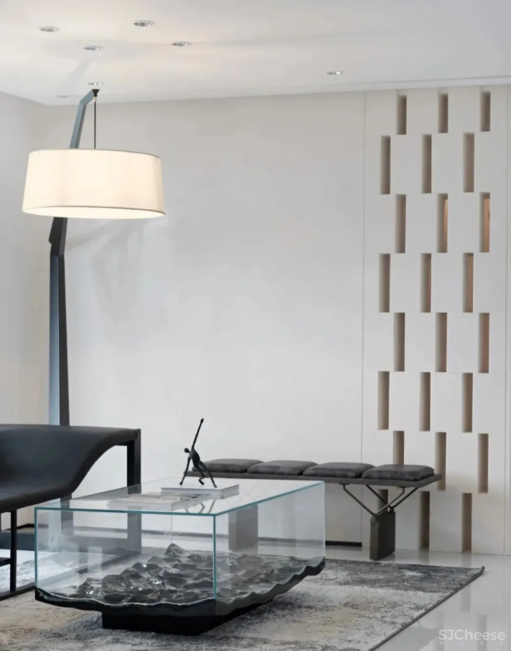 深圳洲际建筑装饰丨极简 黑与白的平衡之道