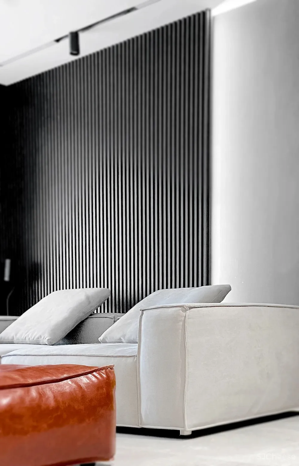 无主灯设计、高级灰撞色，这个家太有范 久栖设计