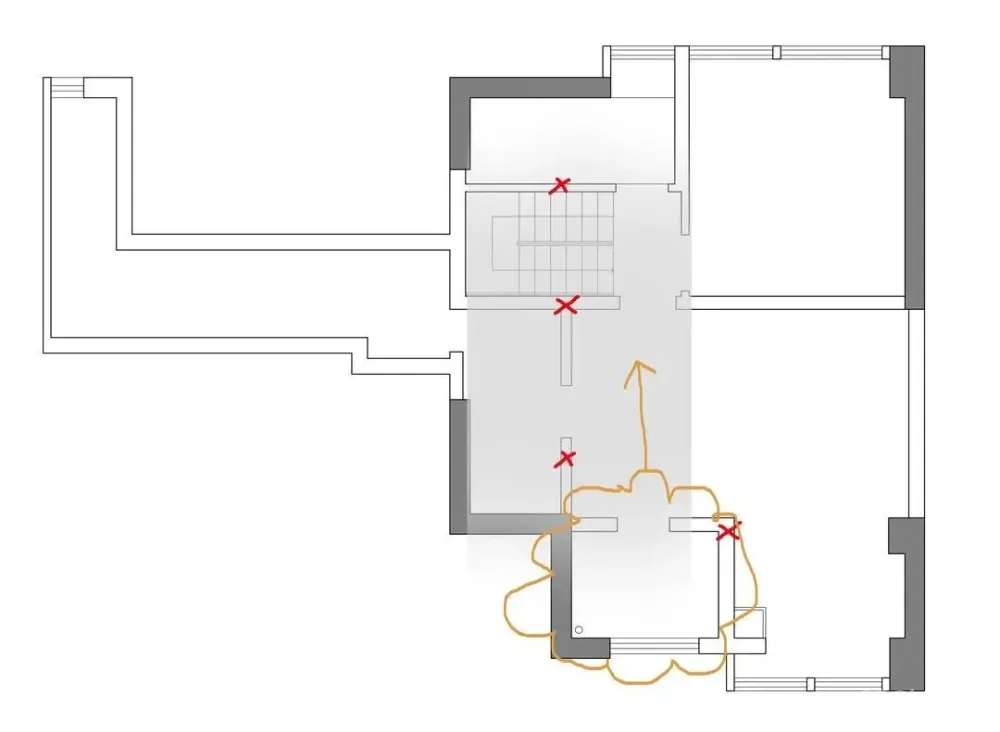 拆除楼梯隔墙,卧室并入客厅,117㎡暗室变身质感慵懒家 未見空间美学