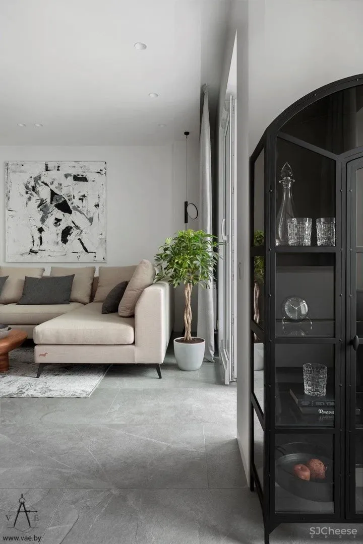 70㎡简约私宅,精简凝练!