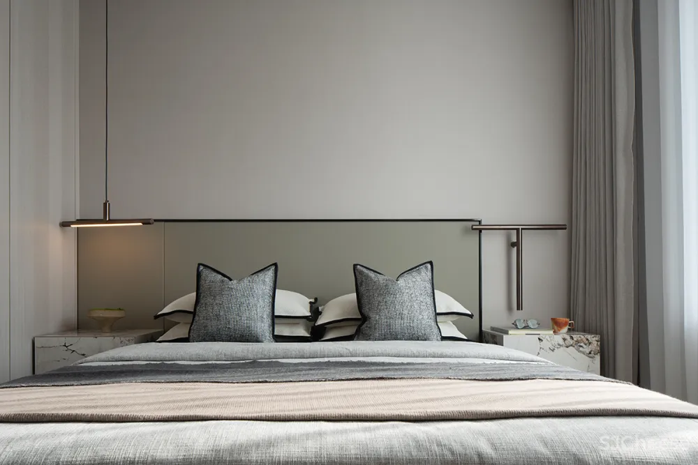 178㎡清冷色系，演绎宋代美学的简静纯粹！