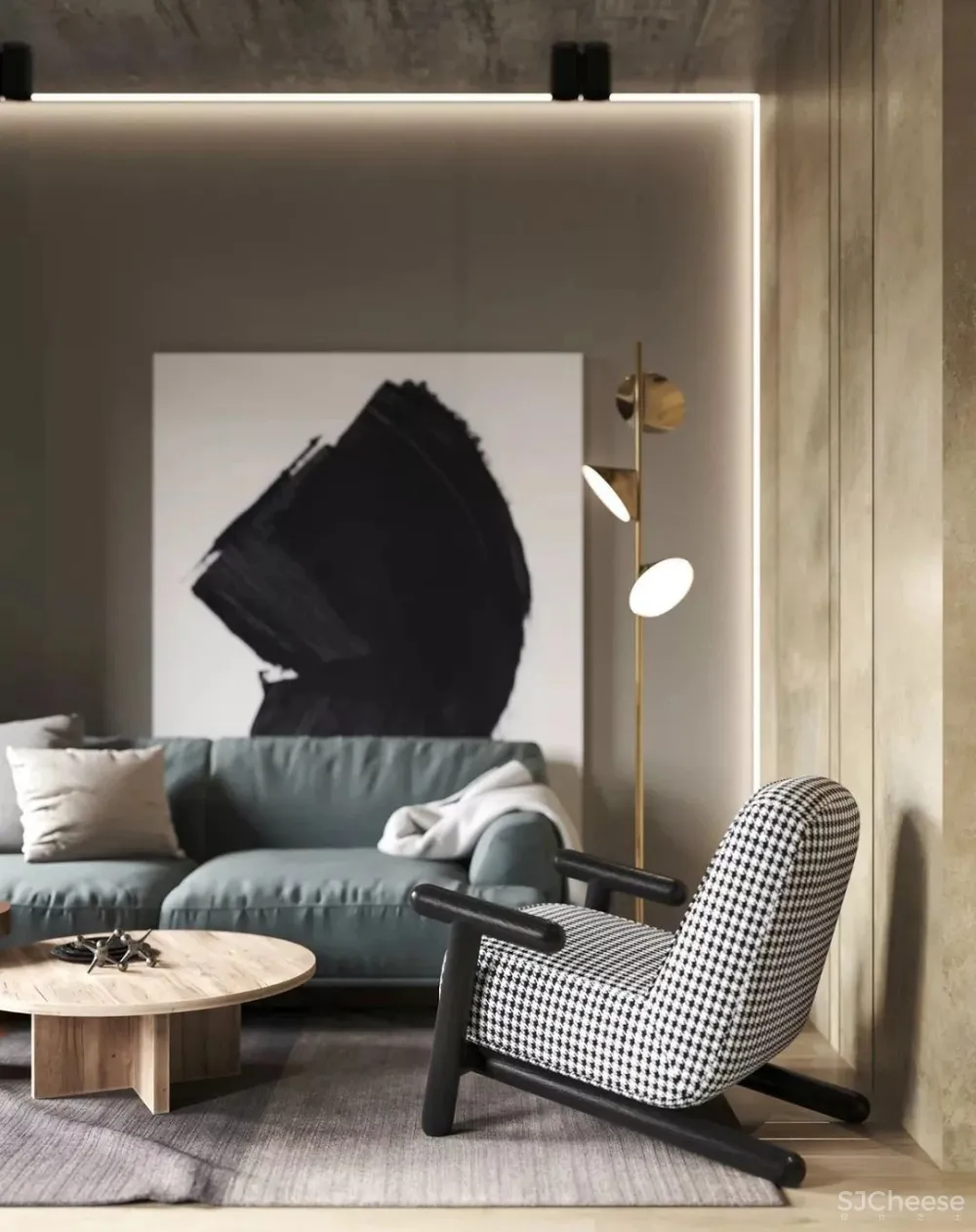 一套56㎡的住宅,设计很厉害,有颜有格调 !