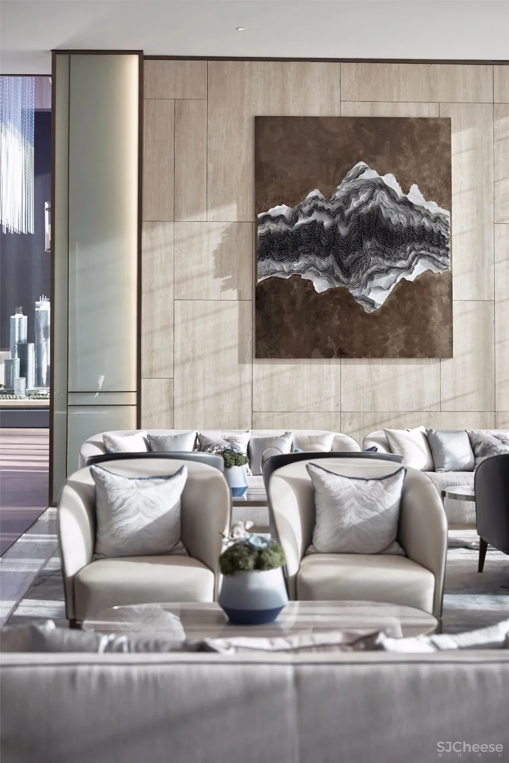 凌子达新作 山水相依,游园惊梦