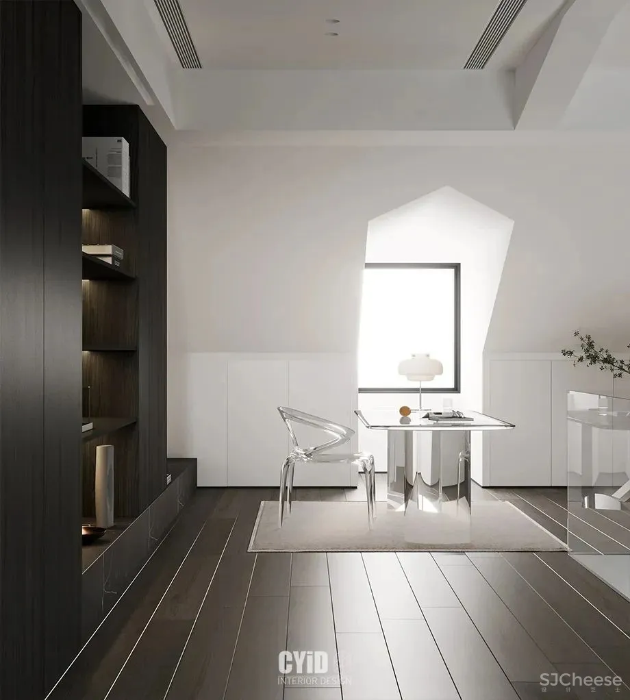 极简白 体块感，优雅现代的艺术大宅