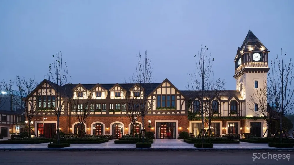 明德设计丨郑州万科荣成云图售楼处:英式古典的当代演绎