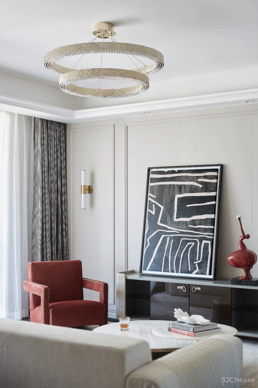 GNU新作 | 西宁万科-时代都会C户型 :意式简奢,简而不失其华(II)