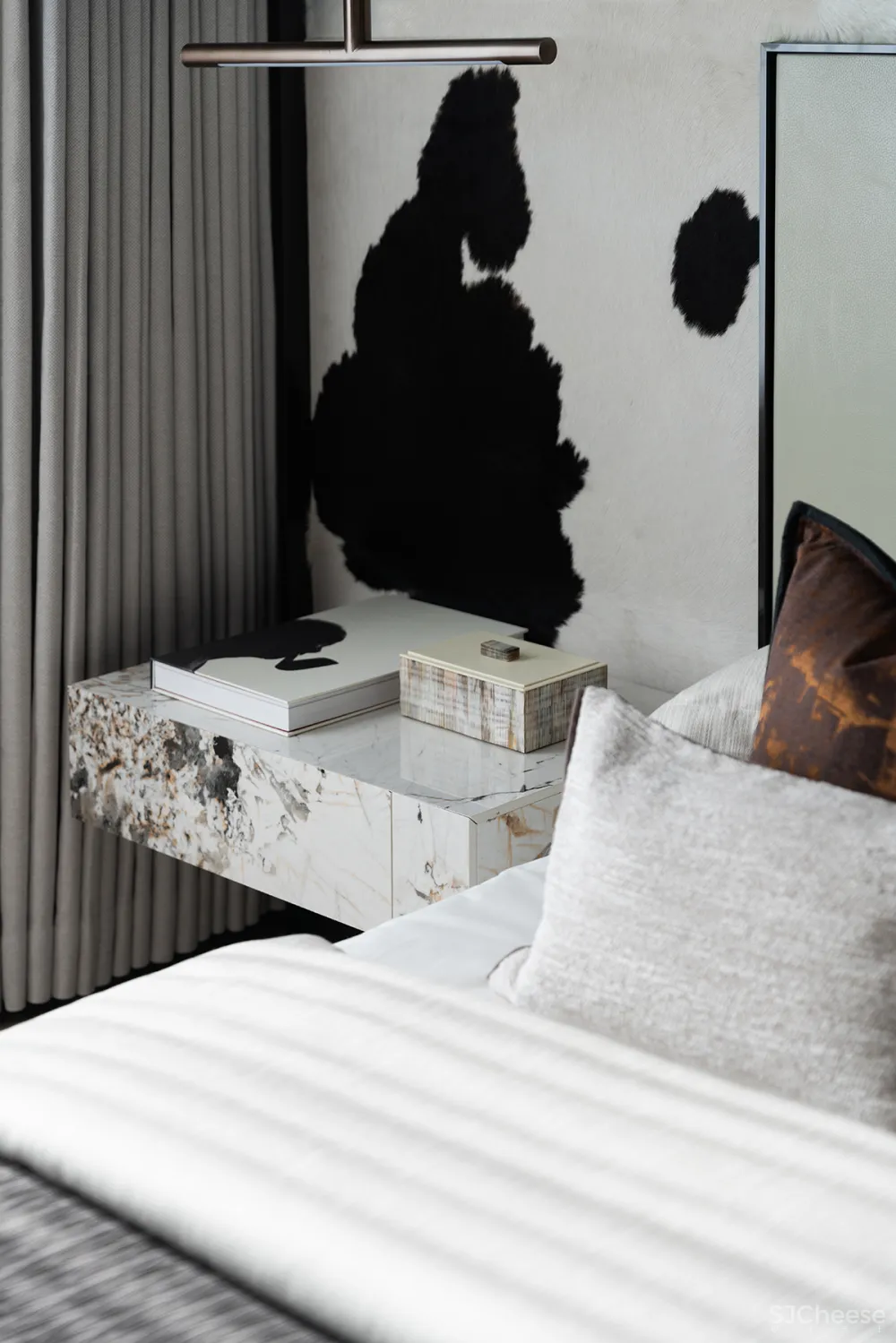 178㎡清冷色系，演绎宋代美学的简静纯粹！