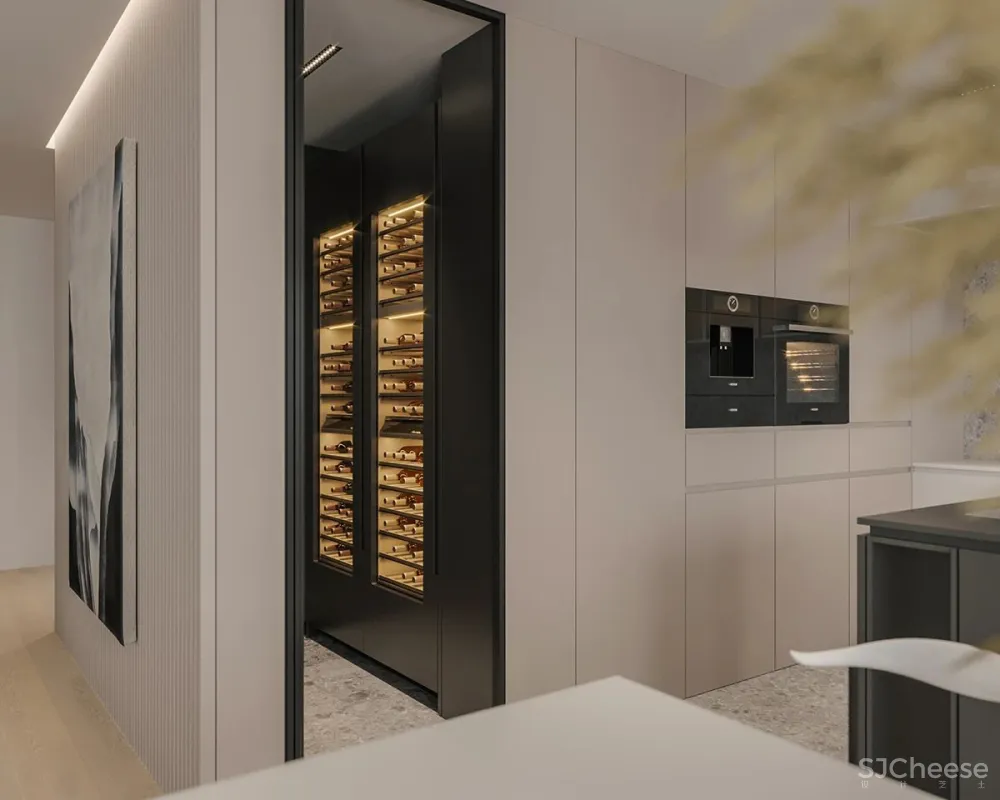 主卧带开放浴室,一室户也能住出豪宅感