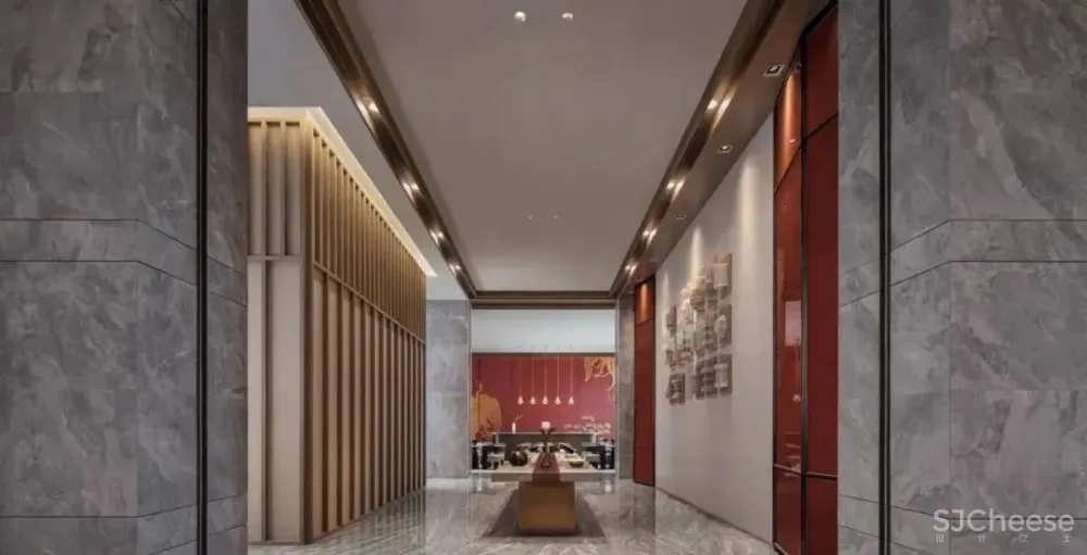 新城·凤凰台 体验中心,演绎那一抹红的诗情画意 牧笛设计