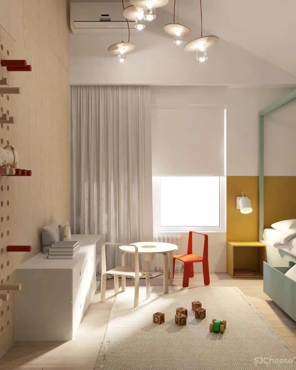 高明度色彩的碰撞,圆你一个时尚家居梦!