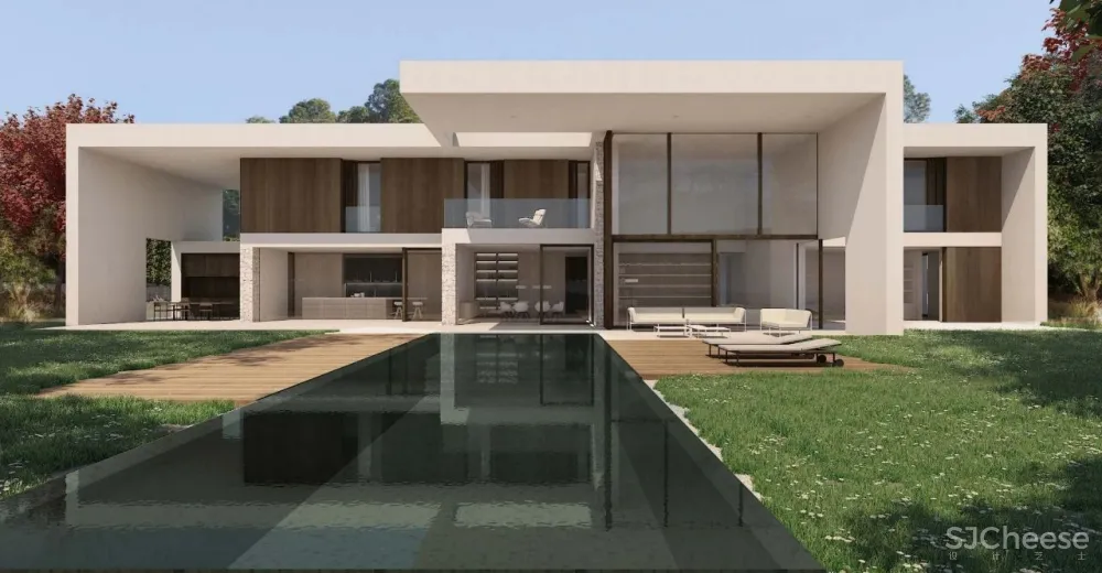 1157m²极简别墅，出繁入简，心境悠远