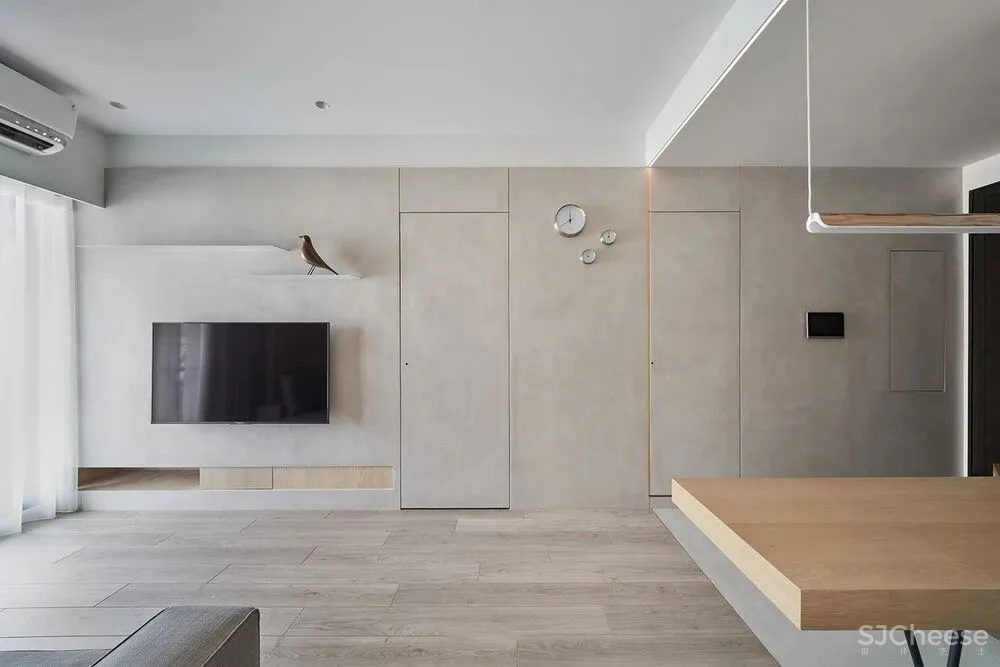 49㎡三口之家,这样设计超级显大!