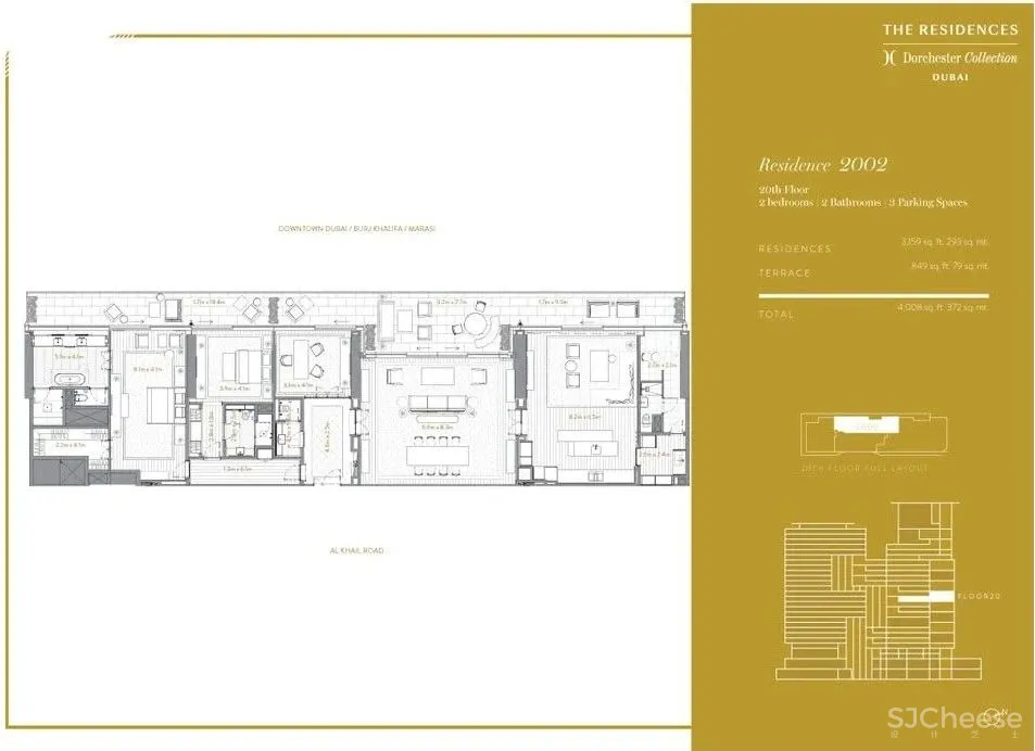 看看迪拜大平层,32层只有39套公寓,这配置是真奢华!