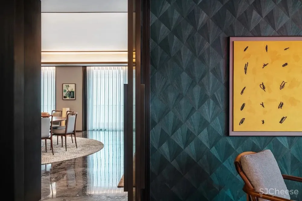 朱周空间设计丨重庆来福士:350米云端豪宅样板间设计!