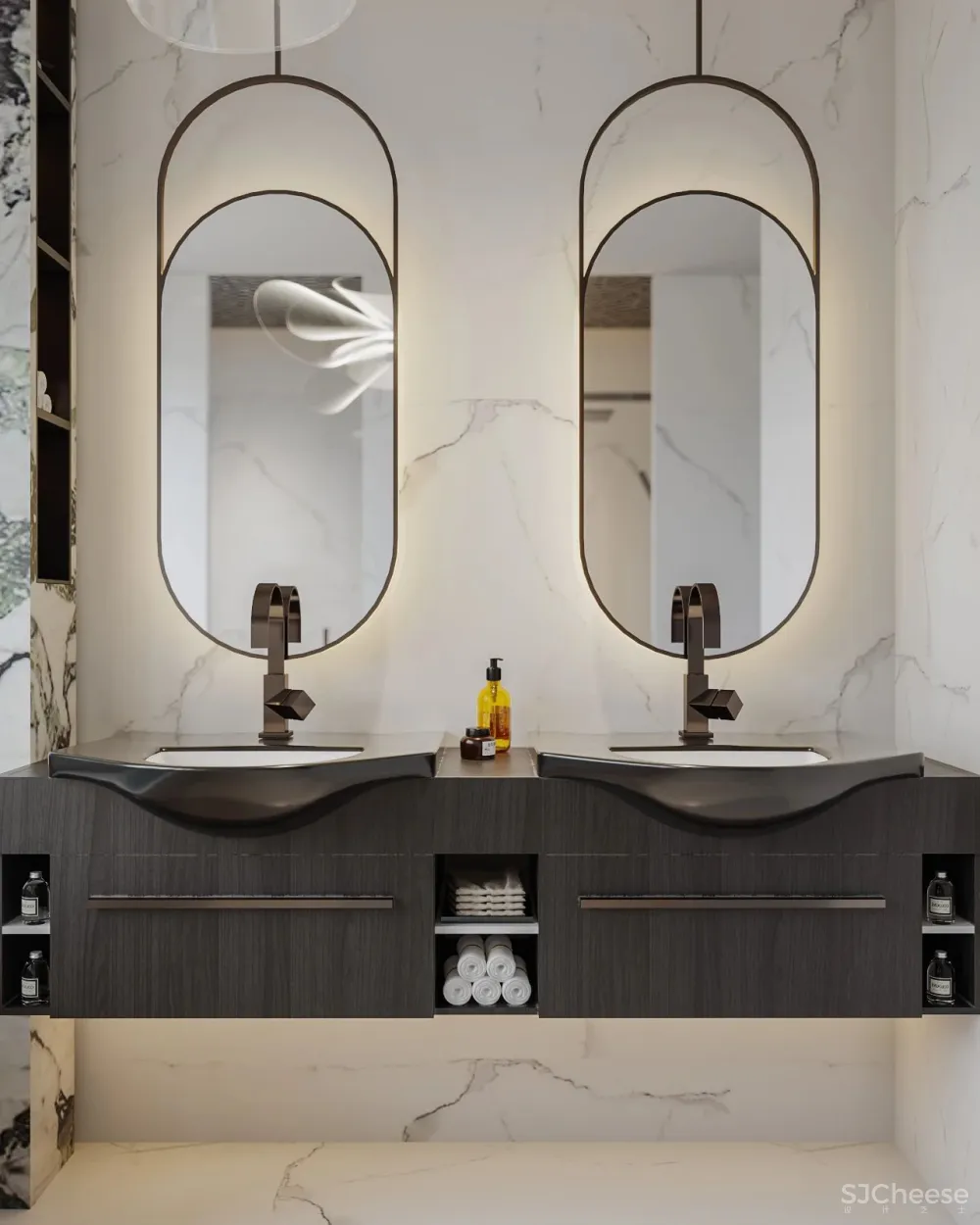 茧界设计.冷晨辉 「桃花源」550平私宅:解构 寂静美学