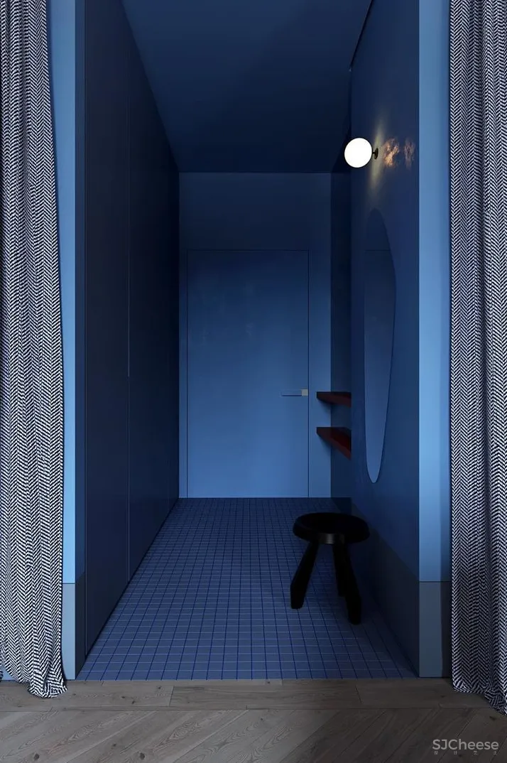 83㎡ 一室一厅,这么个性的颜色搭配一进门就被惊艳到了!