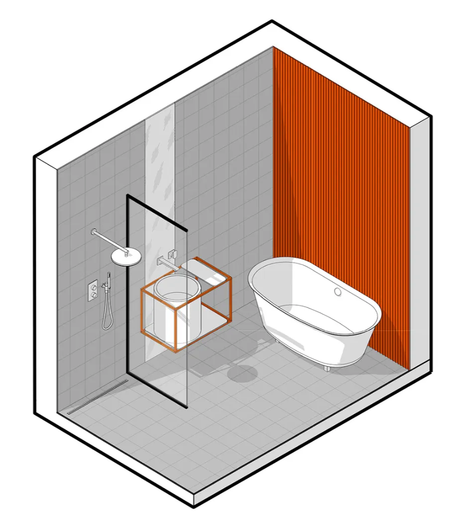 83㎡ 一室一厅,这么个性的颜色搭配一进门就被惊艳到了!