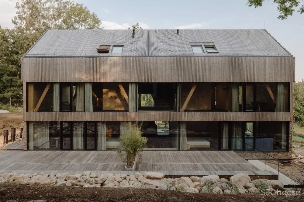 混凝土加木结构的公寓式民宿,混搭乡建必有亮点!