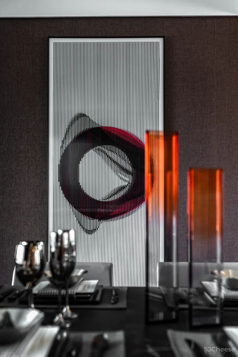 231㎡气质高级黑,简约时尚、格调十足!