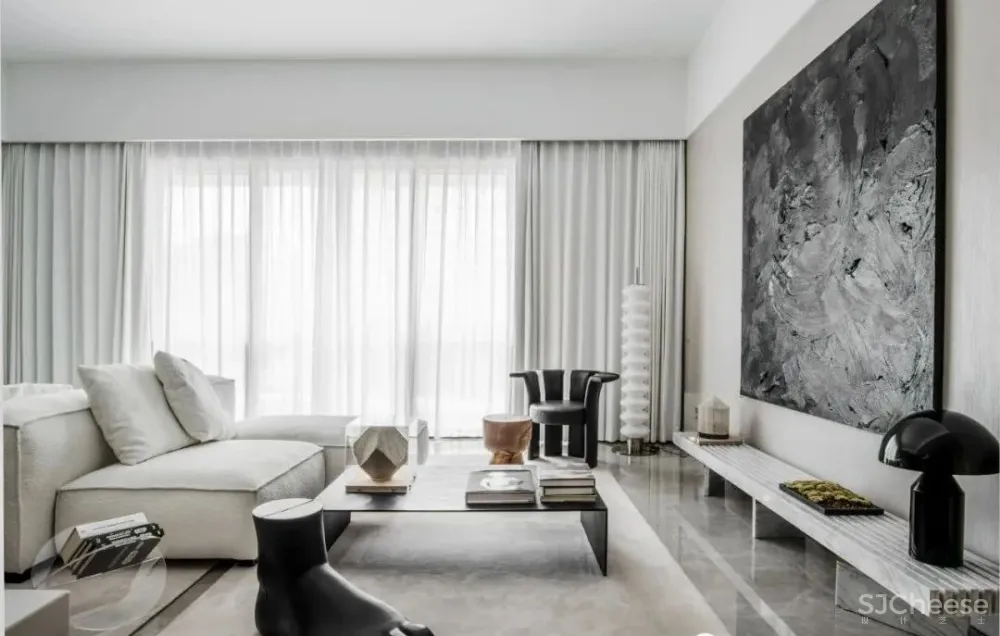 孟也新作 三亚东岸CBD「融创新闻中心」两套奢阔艺术样板房设计