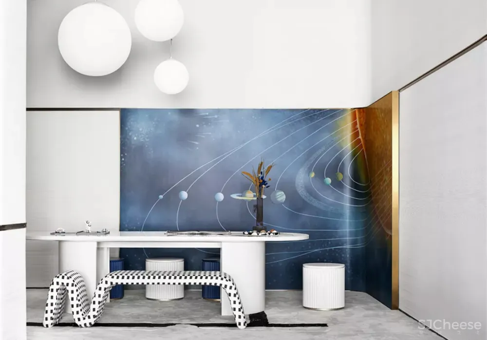 640㎡星空下的温柔梦境，颠覆传统的艺术设计！