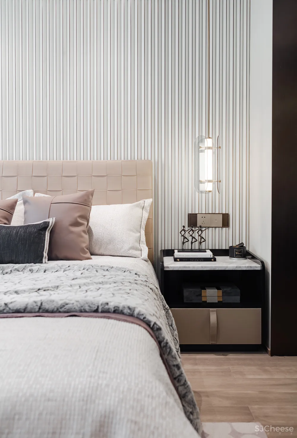 元禾大千设计 烟台「中海万锦」洋房下叠现代简约样板间