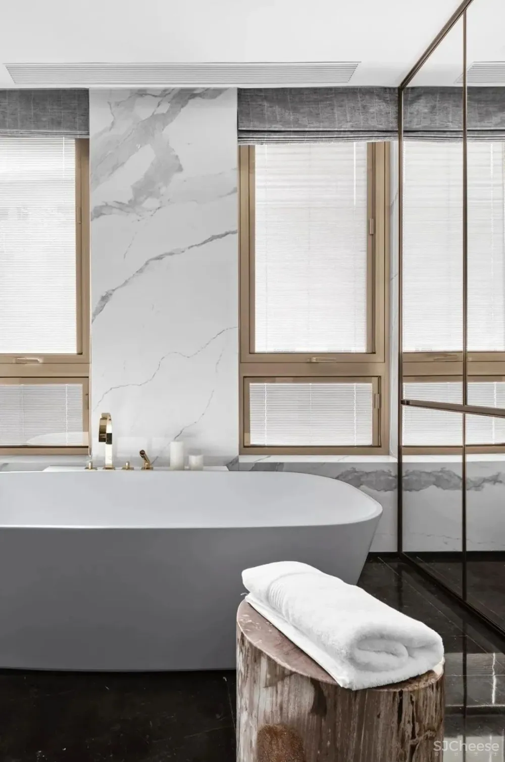 无间.吴滨-HWCD 上海豪宅新地标「瑞安.翠湖天地」大平层效果图和实景照片