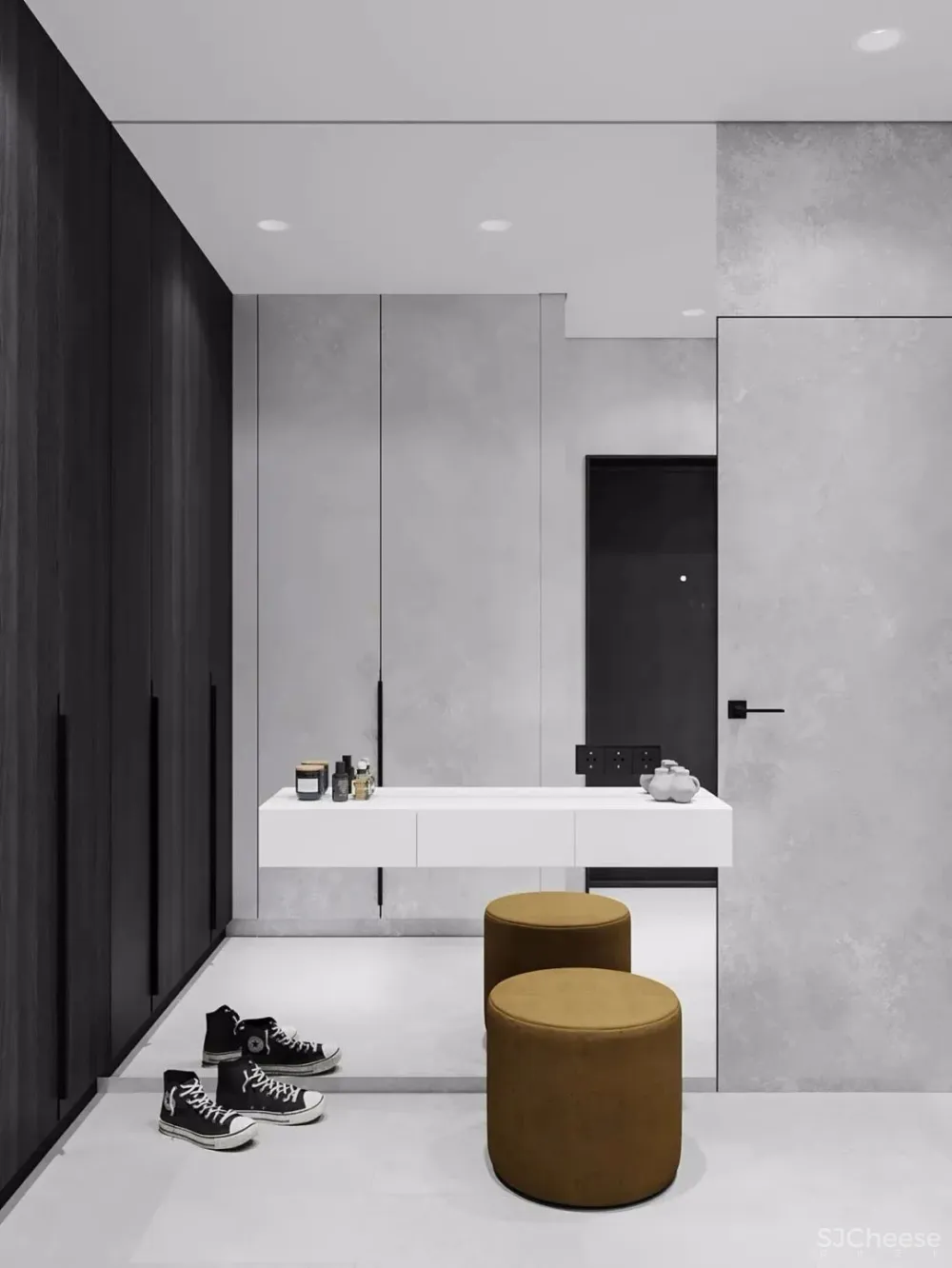 78㎡还能拥有超大落地镜？各种pose随你拍拍拍！