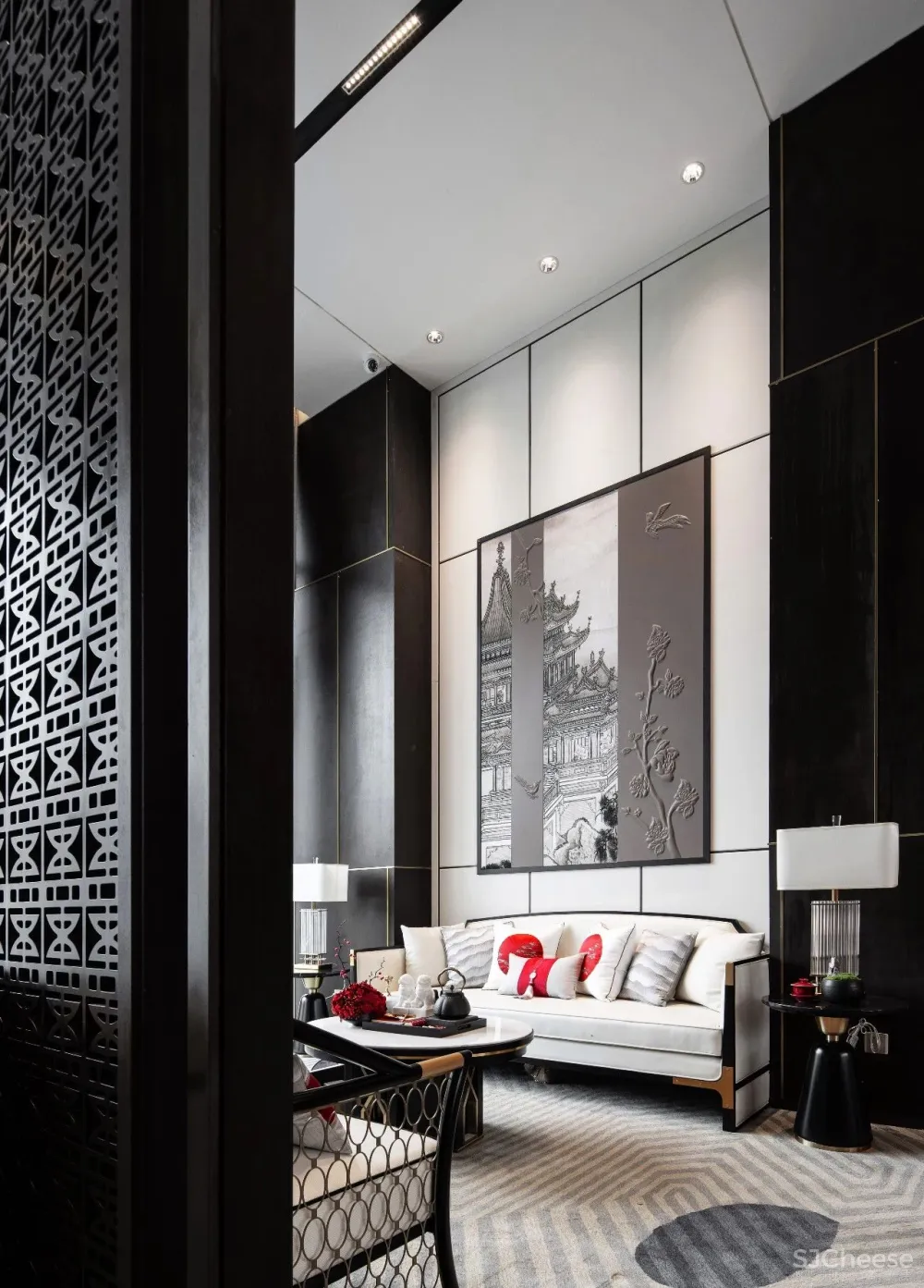 高级黑 中国红,曲直方圆之间的至简至美!