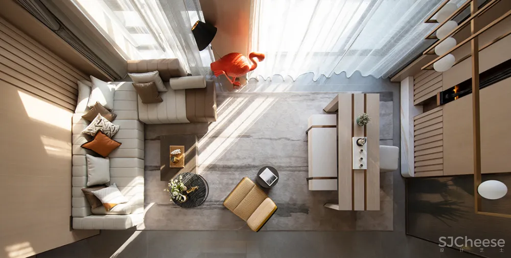 吴文粒作品 空间如同一面镜子