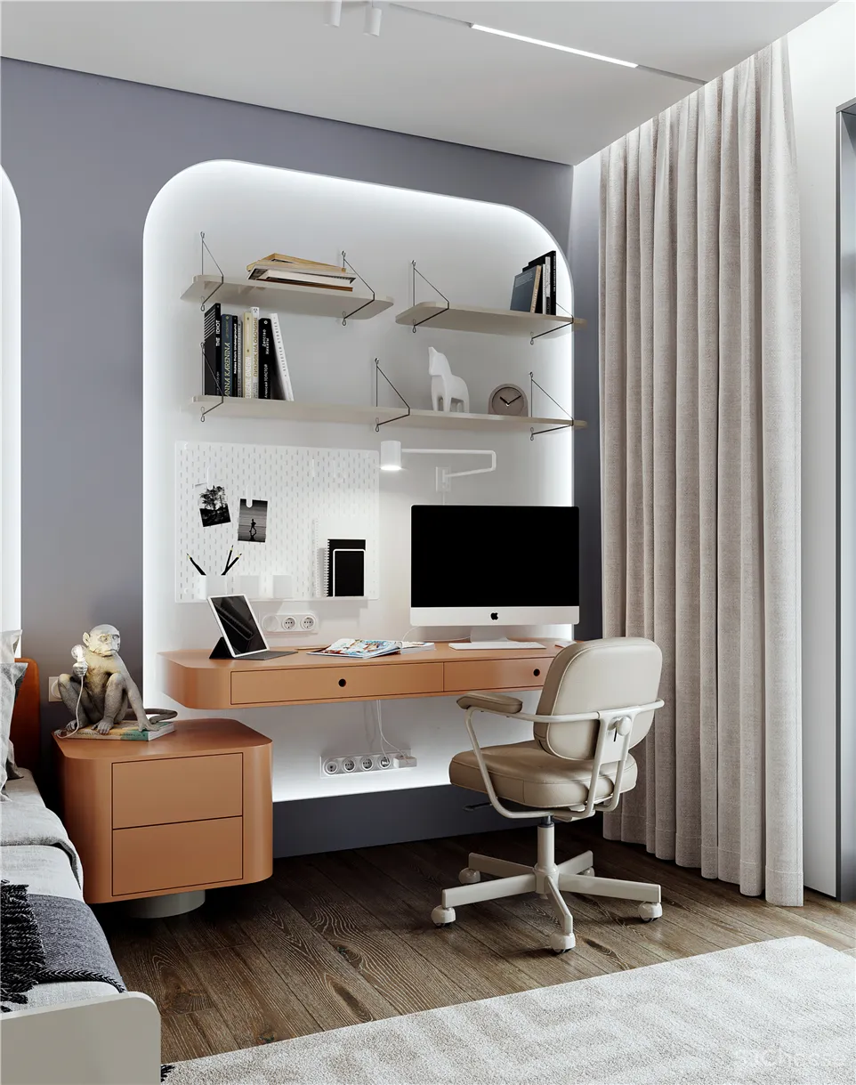 114㎡两居室,量身定制的家具颜值高又实用