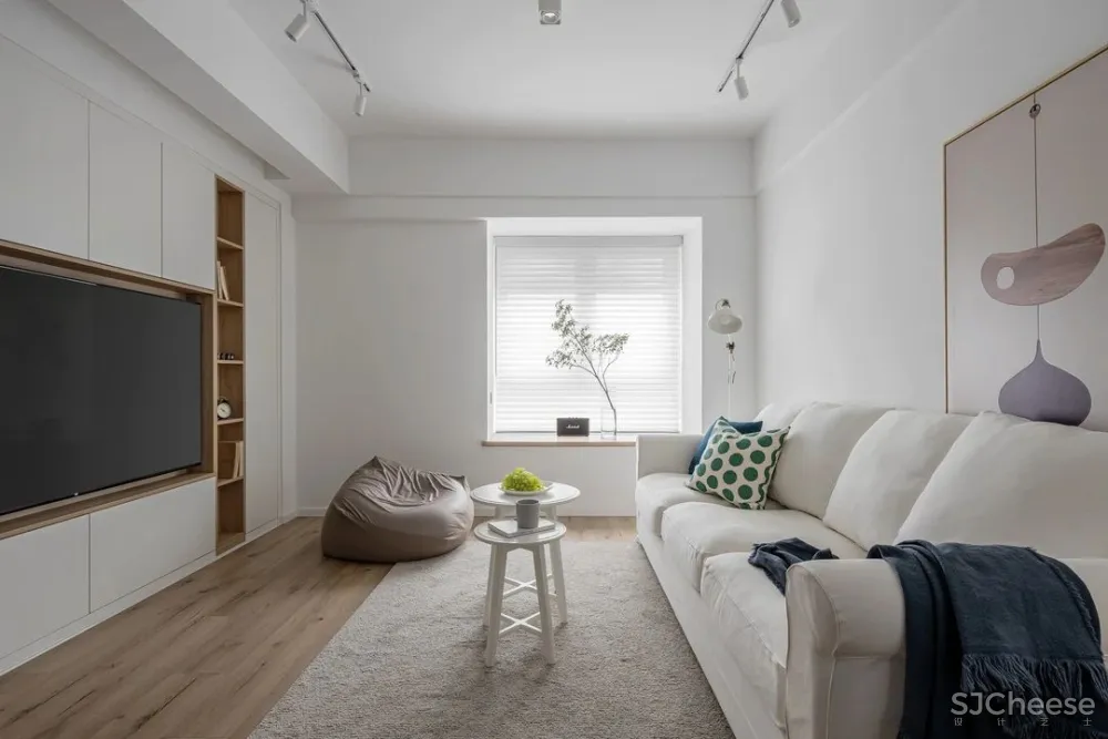 60㎡黑暗两居16w逆袭,卧室变客厅,宽敞餐厨区,无敌收纳!教科书级改造!