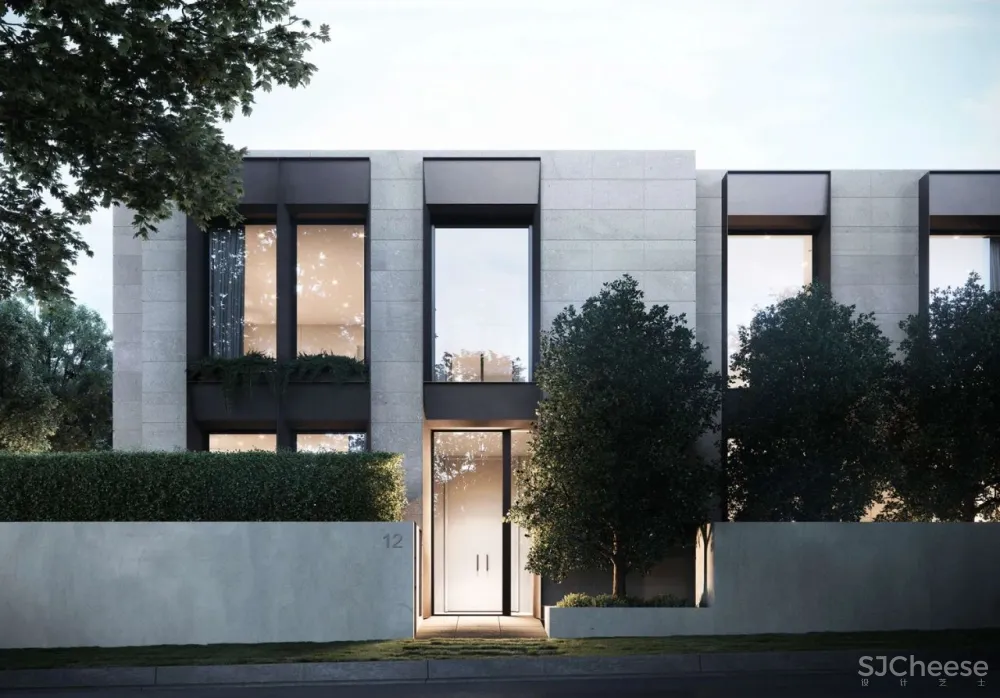 他做的公寓楼看起来像别墅,10套大平层户型还不一样,干净有格调的简约风太美了!