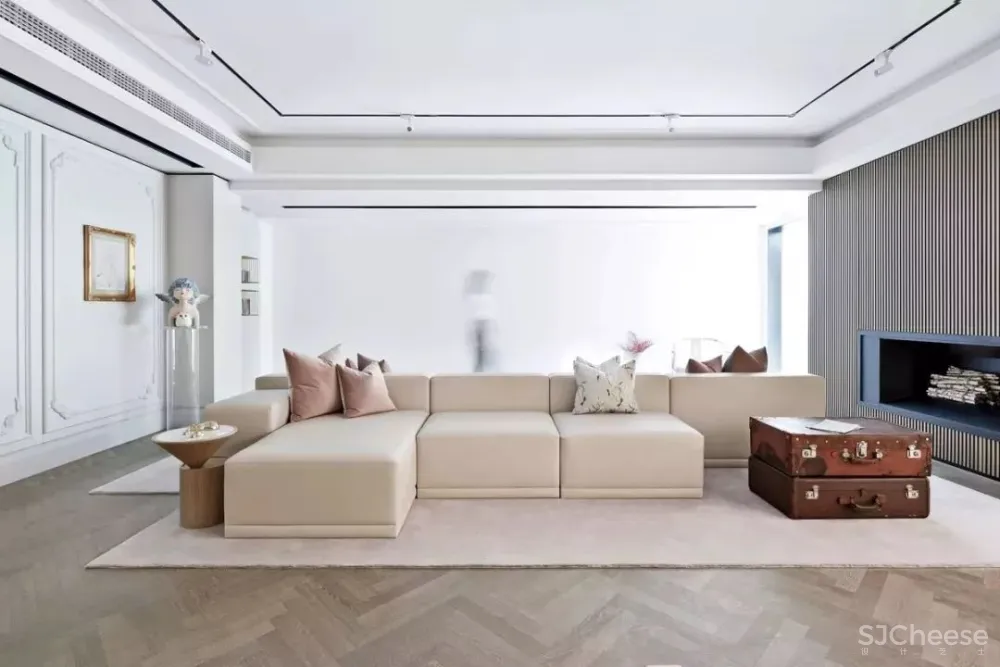 满满的设计亮点!319㎡样板间,全是知识点