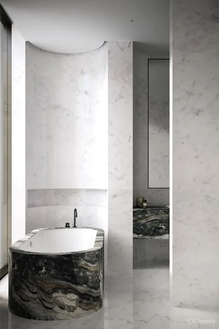 他做的公寓楼看起来像别墅,10套大平层户型还不一样,干净有格调的简约风太美了!