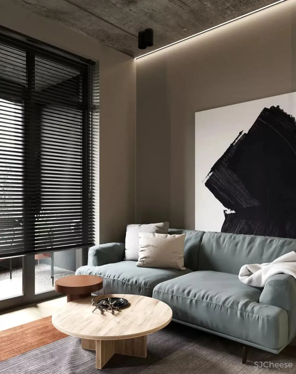 一套56㎡的住宅,设计很厉害,有颜有格调 !