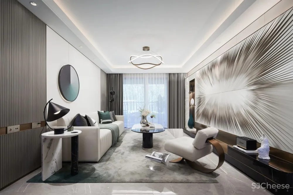 UMA伍玛 X 融创 融创中原文旅城样板间:当代艺术构筑生活之美