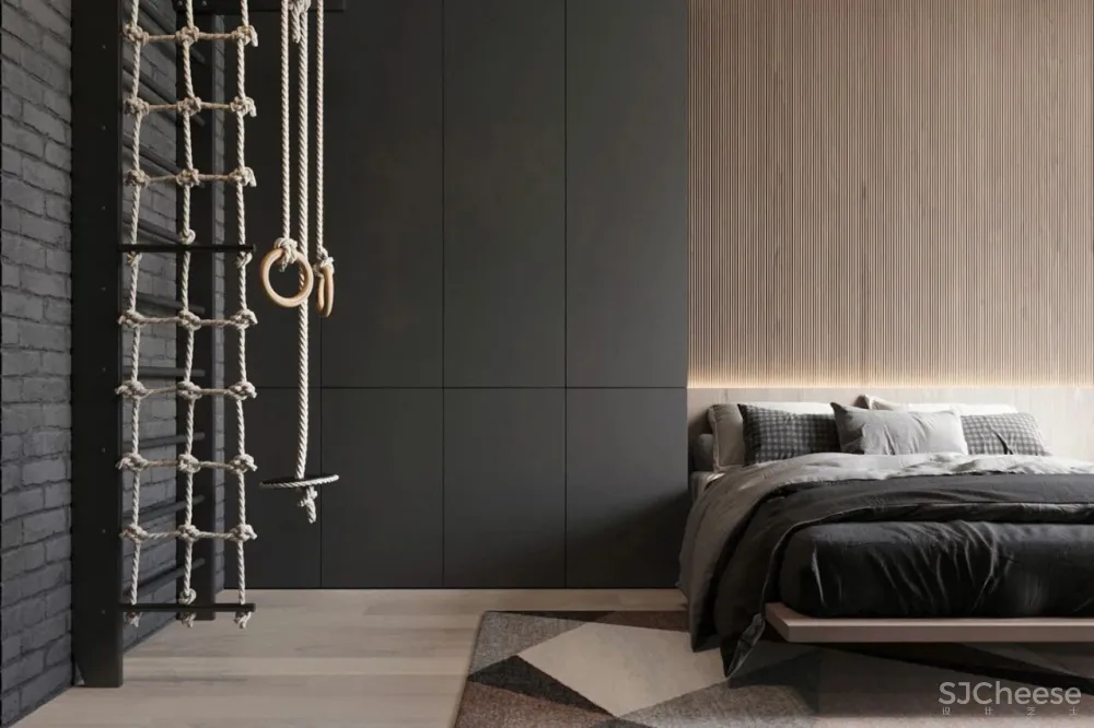 灰色极简空间，混凝土的质地！