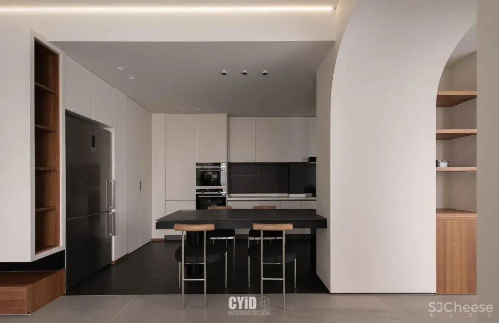 留白与弧度，赋予空间满分张力 辰佑设计