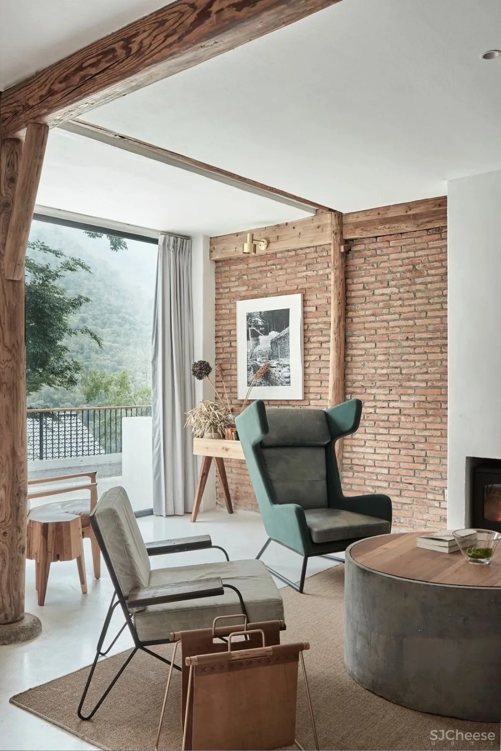 大墨空间 环抱青山,无愧自然