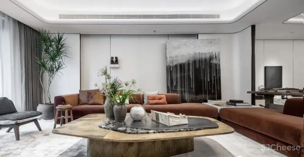 无间.吴滨-HWCD 上海豪宅新地标「瑞安.翠湖天地」大平层效果图和实景照片