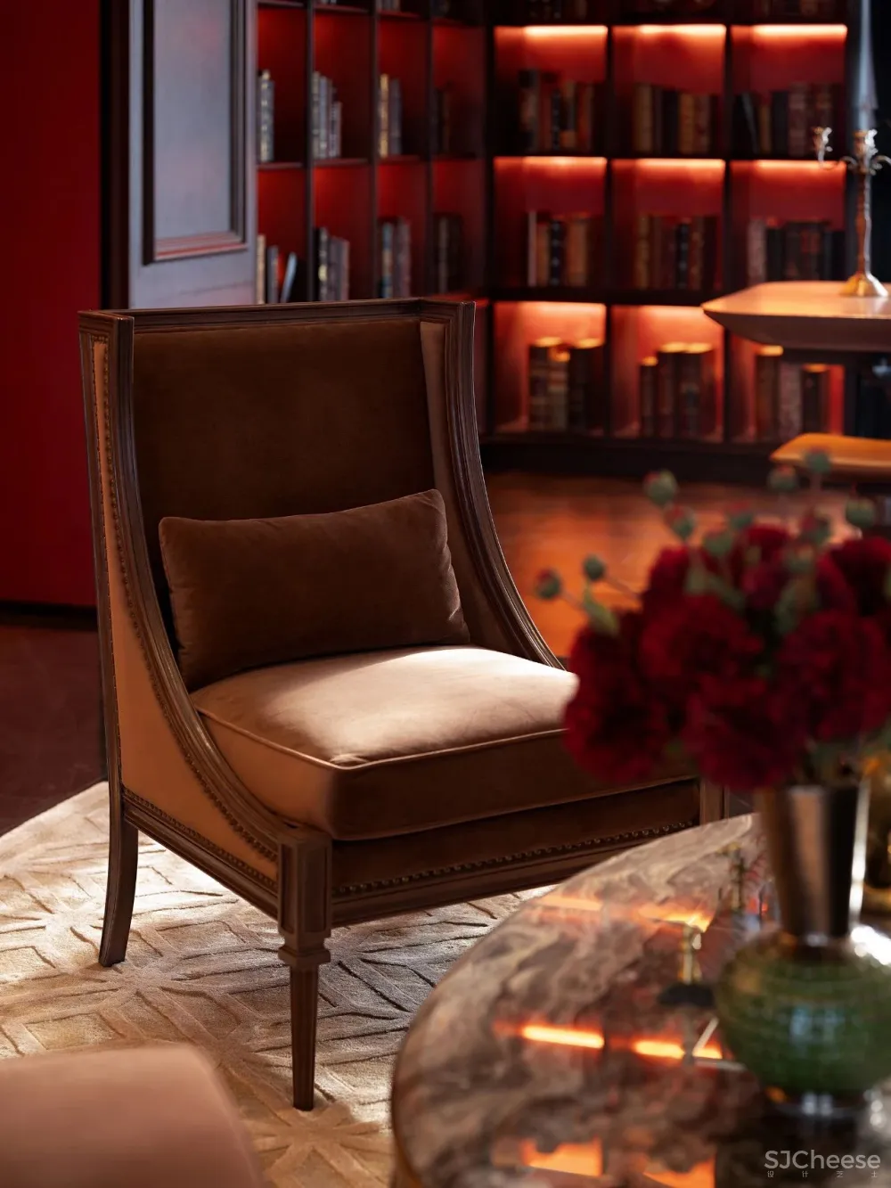 明德设计丨郑州万科荣成云图售楼处:英式古典的当代演绎