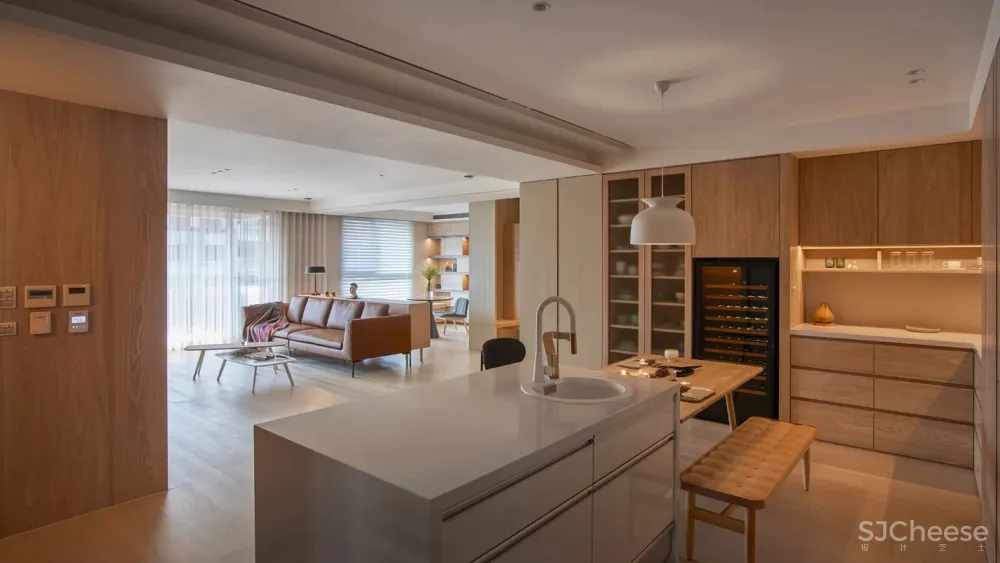 180㎡现代简约，暖色调的浪漫，温馨舒适自然