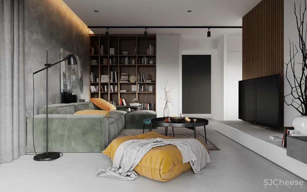 极简白四口之家，这样的复式住宅太惬意了！