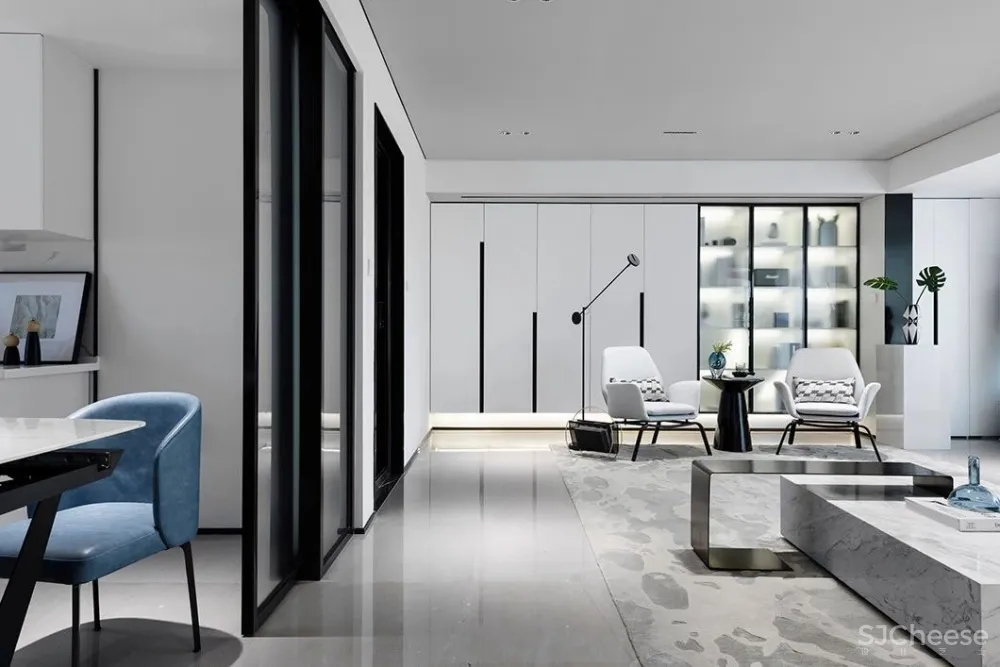 孙文设计事务所丨灰蓝配,才高级!